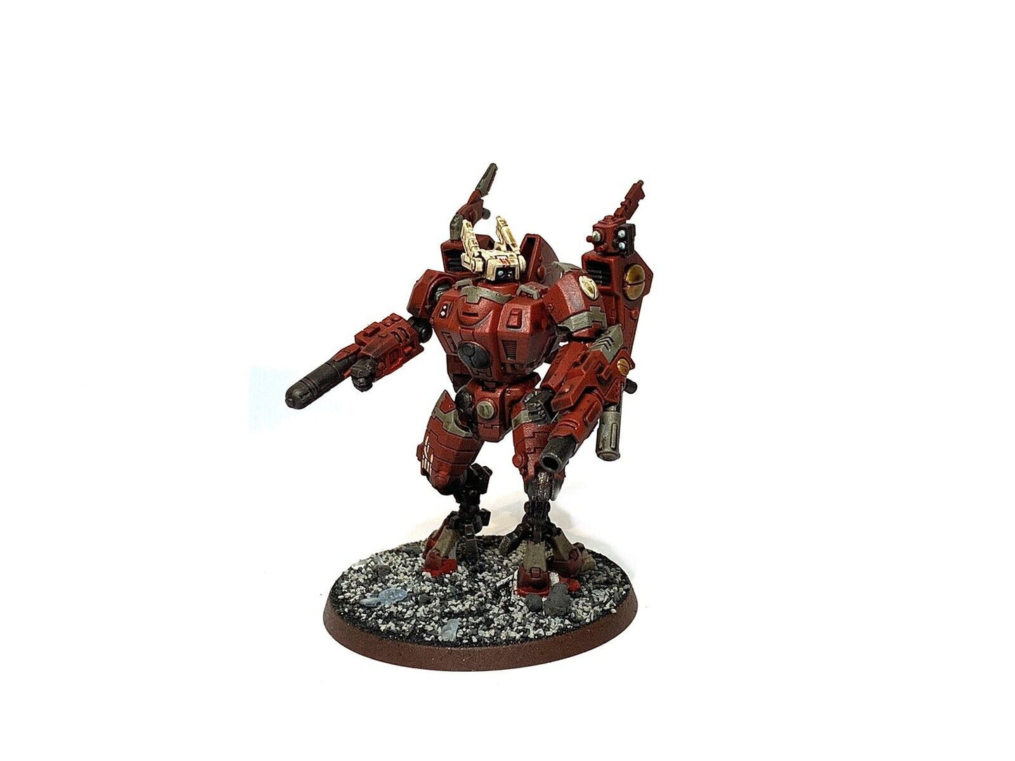 TAU COMMANDER IN ENFORCER BATTLE SUIT & DRONE
