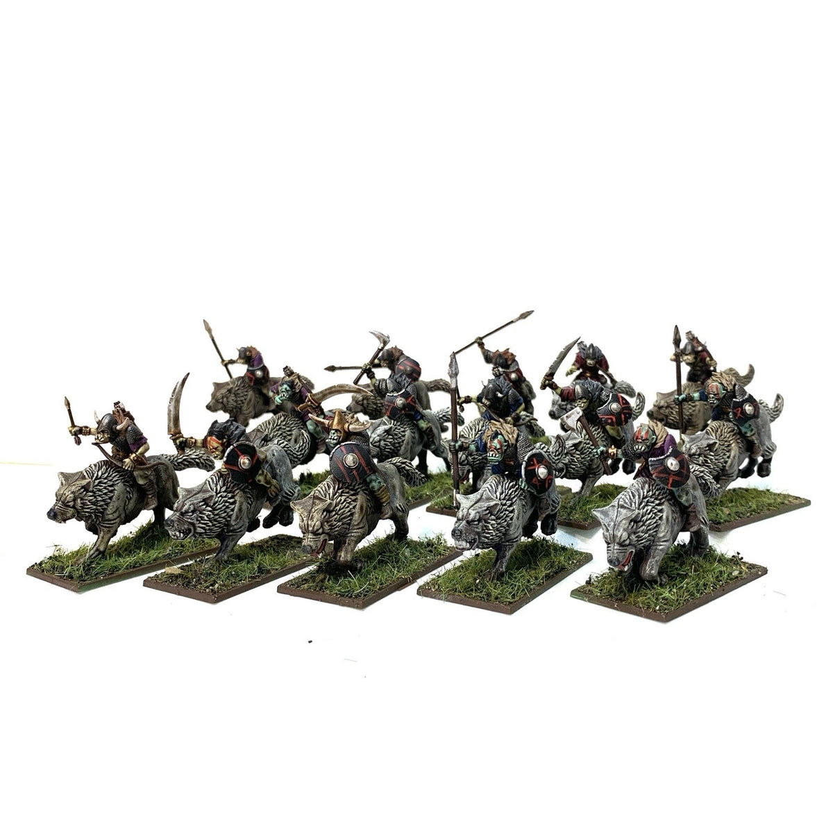 ORC/GOBLIN WOLF RIDERS