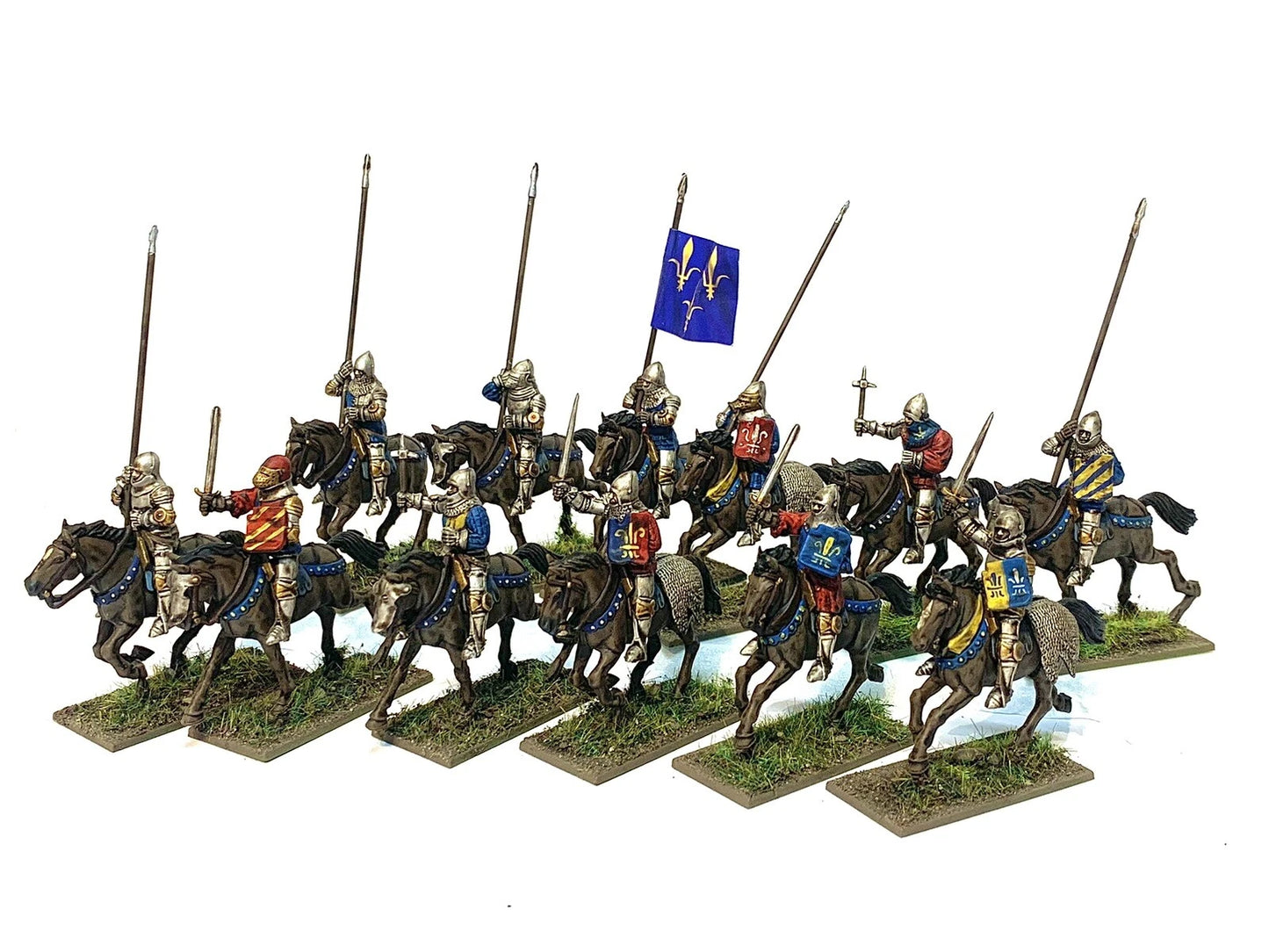 AGINCOURT FRENCH MOUNTED KNIGHTS