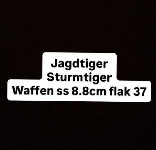 WAFFEN SS ARMY FOR DAN LOWE: Jagdtiger, Sturmtiger, Waffen ss 8.8cm flak 37