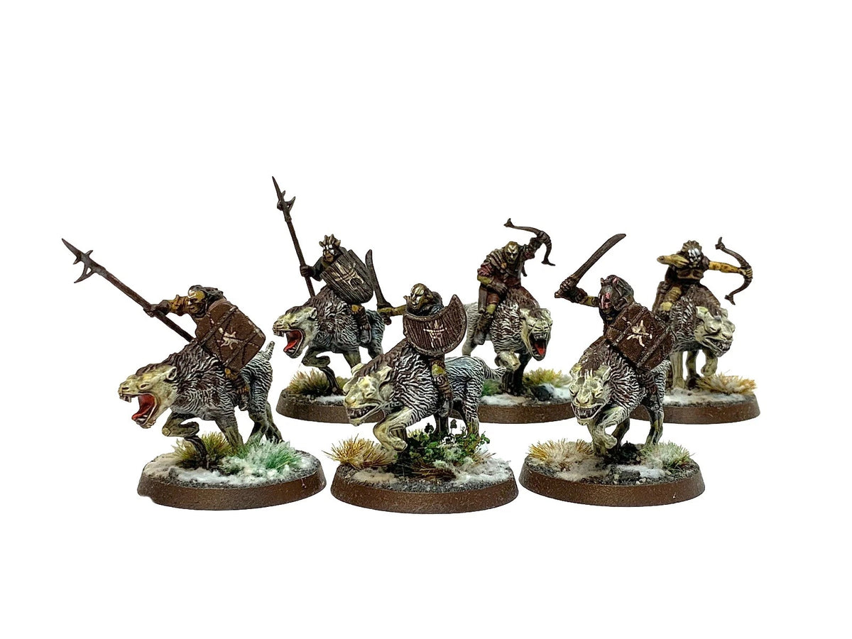 ANGMAR WINTER ORC WARG RIDERS