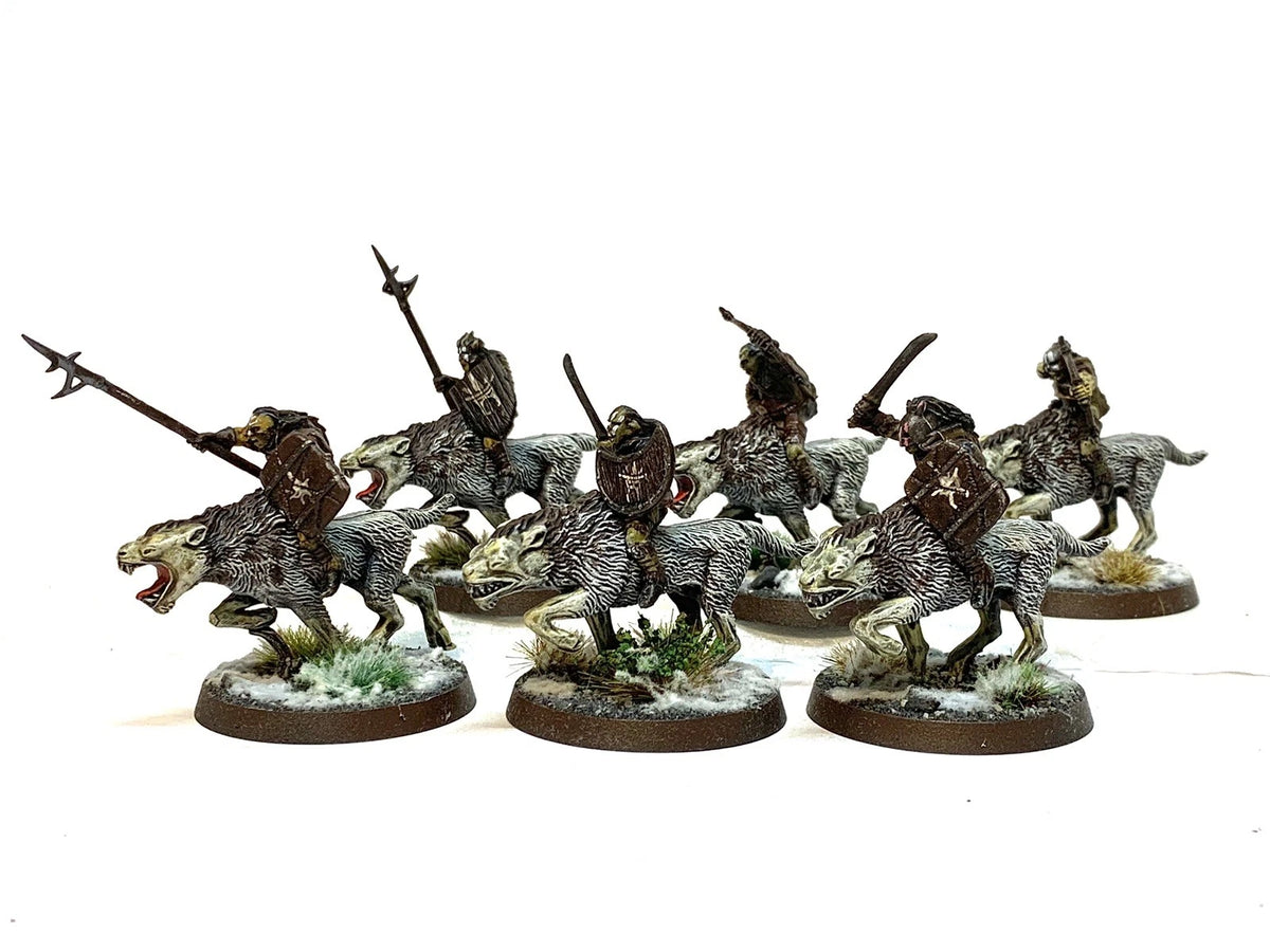 ANGMAR WINTER ORC WARG RIDERS