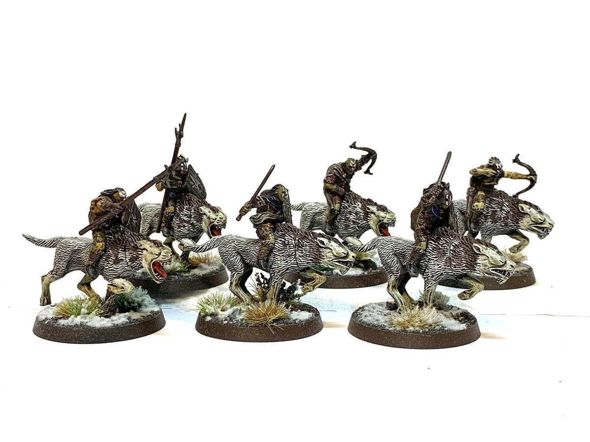 ANGMAR WINTER ORC WARG RIDERS