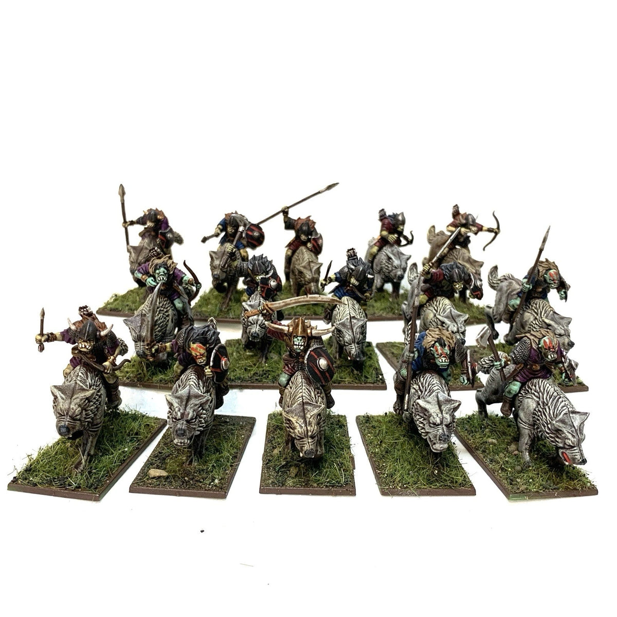 ORC/GOBLIN WOLF RIDERS