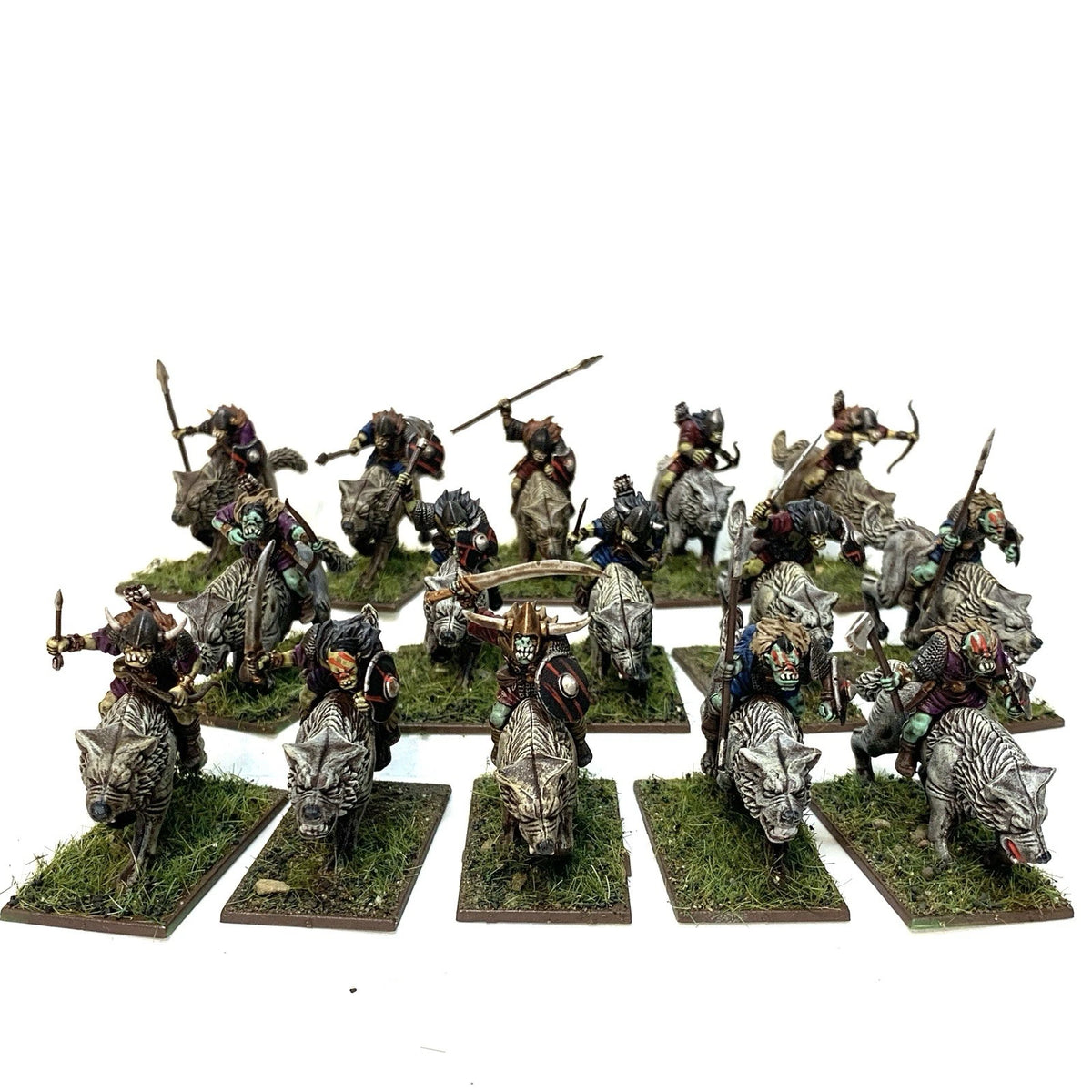 ORC/GOBLIN WOLF RIDERS