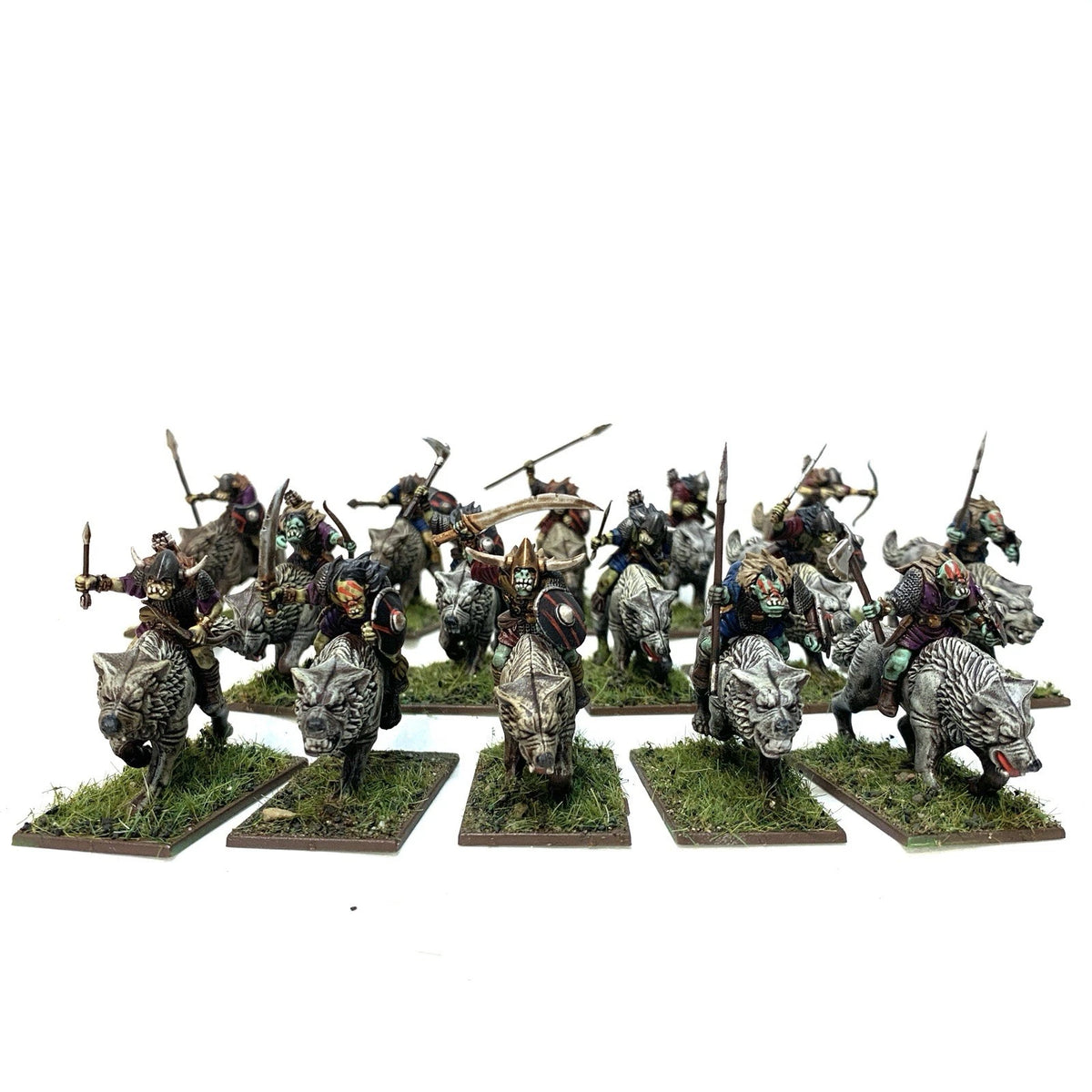 ORC/GOBLIN WOLF RIDERS