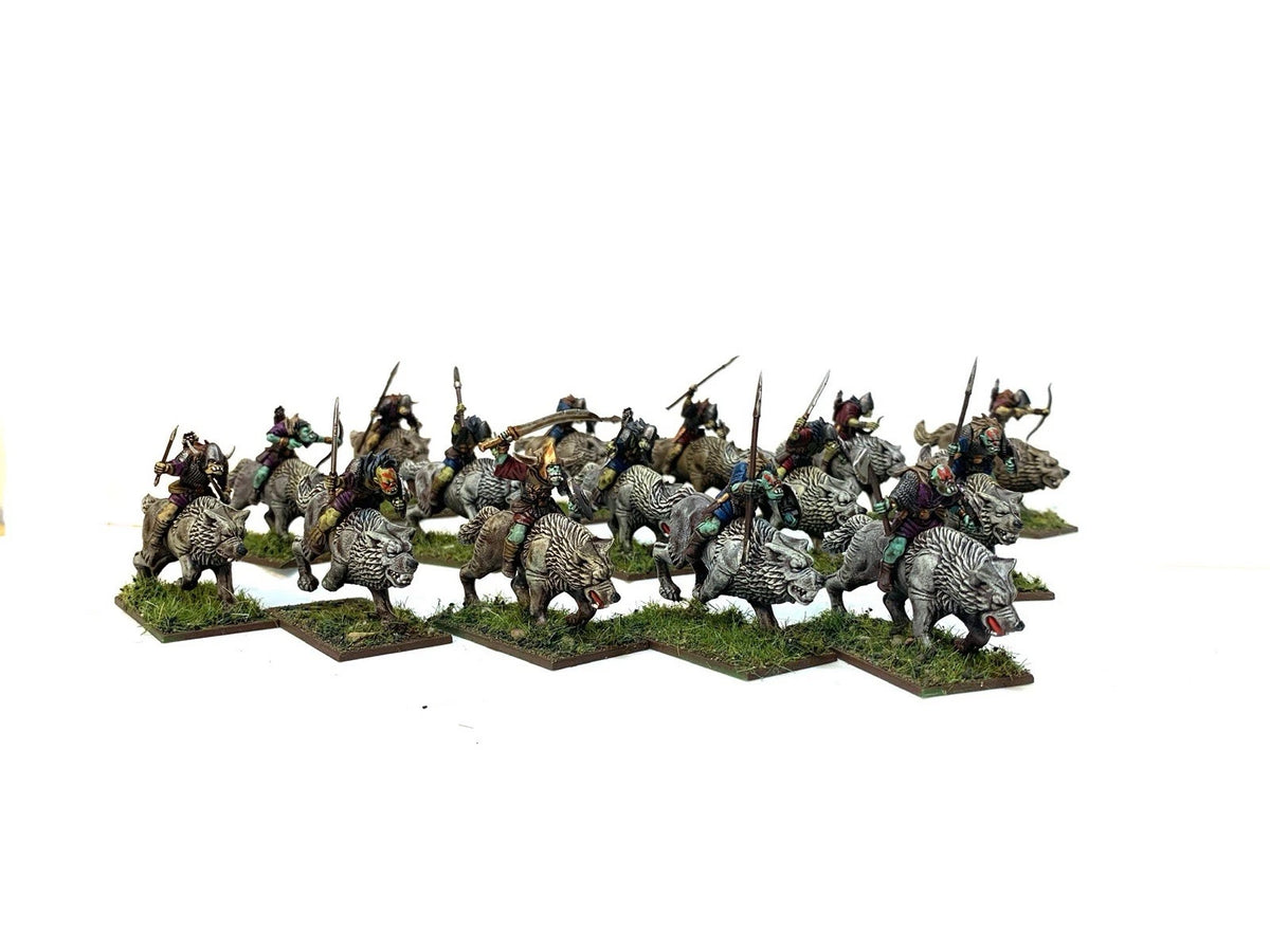 ORC/GOBLIN WOLF RIDERS